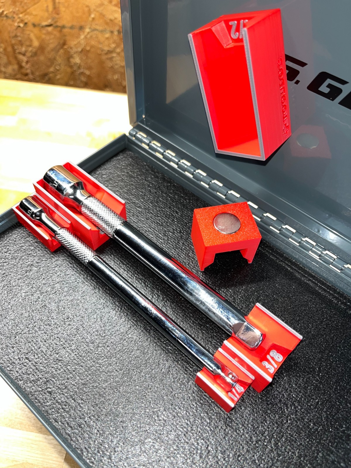 Extension Holders - Modular Magnetic Tool / Toolbox Organization