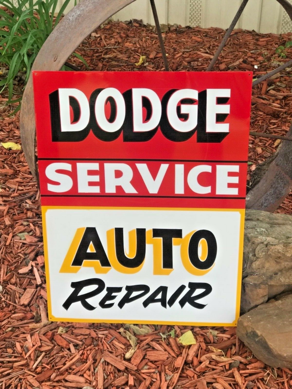 DODGE RAM MOPAR SERVICE Truck Car Repair Auto Gas Station Shop HAND PAINTED SIGN