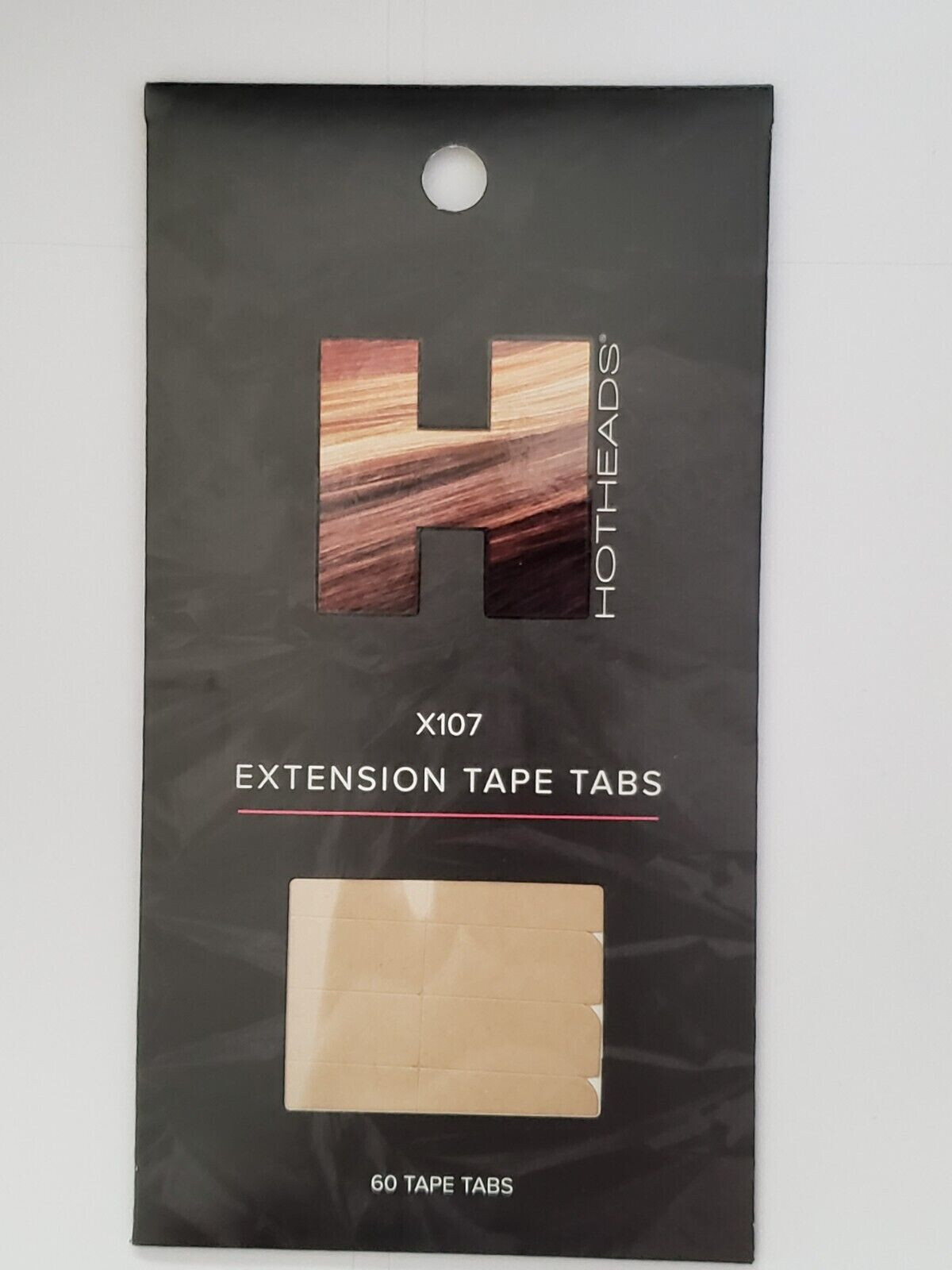 NEW Pack Hotheads 60pc Double Sided Replacement Extension Tape Tabs Ships today