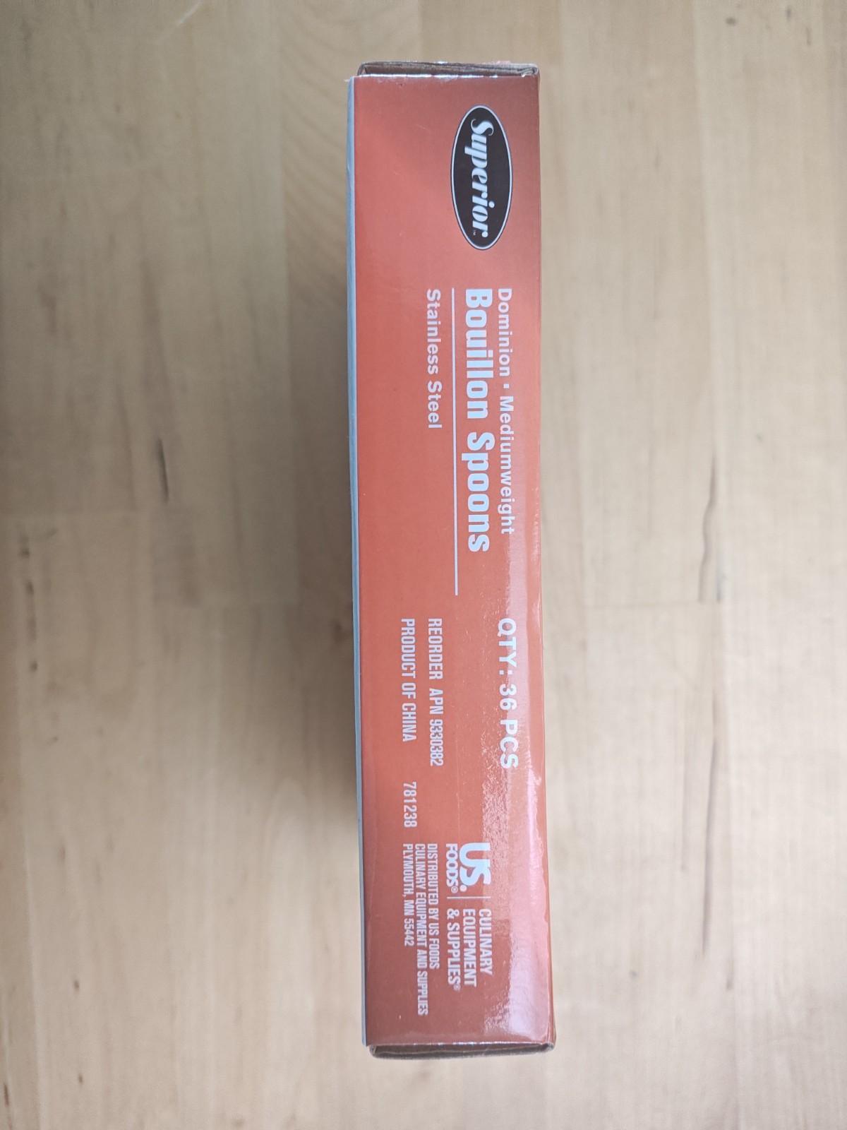 1 Box 36 Piece Superior Dominion Bouillon Spoons / Stainless Steel 18/0 Medium