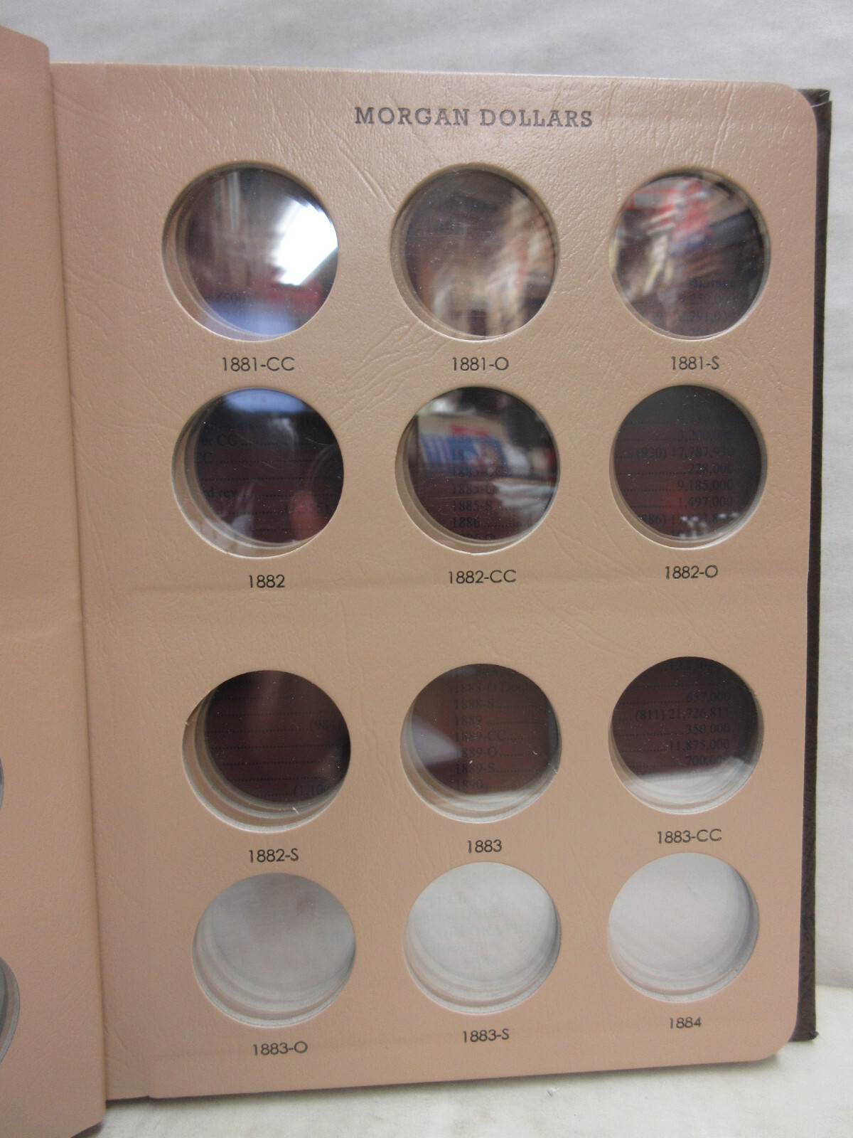 2 NEW Dansco Coin Albums #7178 & 7179 Morgan Dollars Complete Set 1878-1921