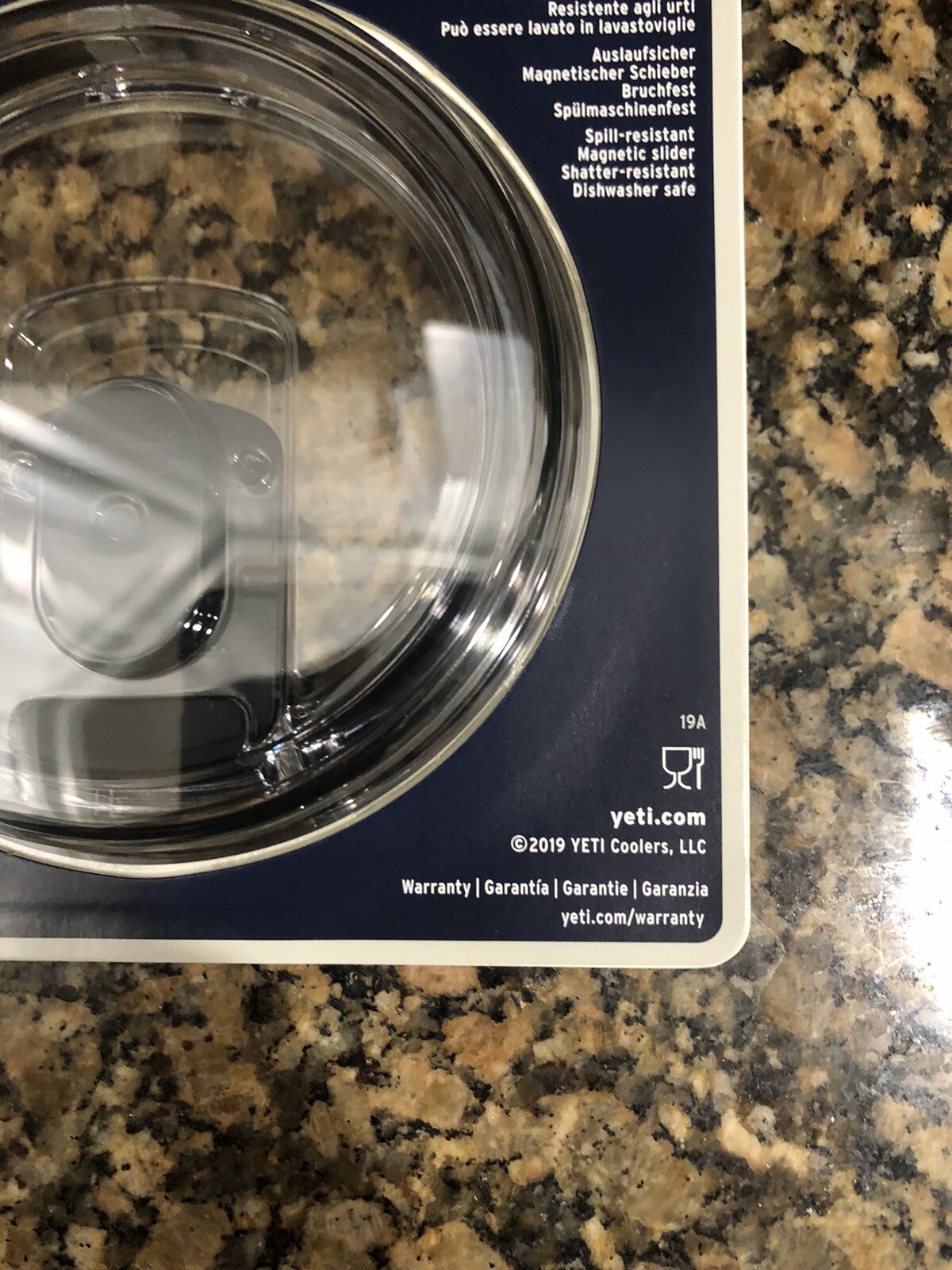 YETI Rambler Lid w/Magslider Clear For 30oz Tumbler, 14oz Mug, 26oz Cup (New)