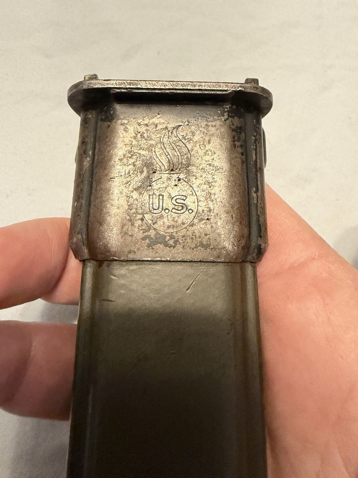 Original WWI WW1 US 1906 Springfield Armory Bayonet & Scabbard