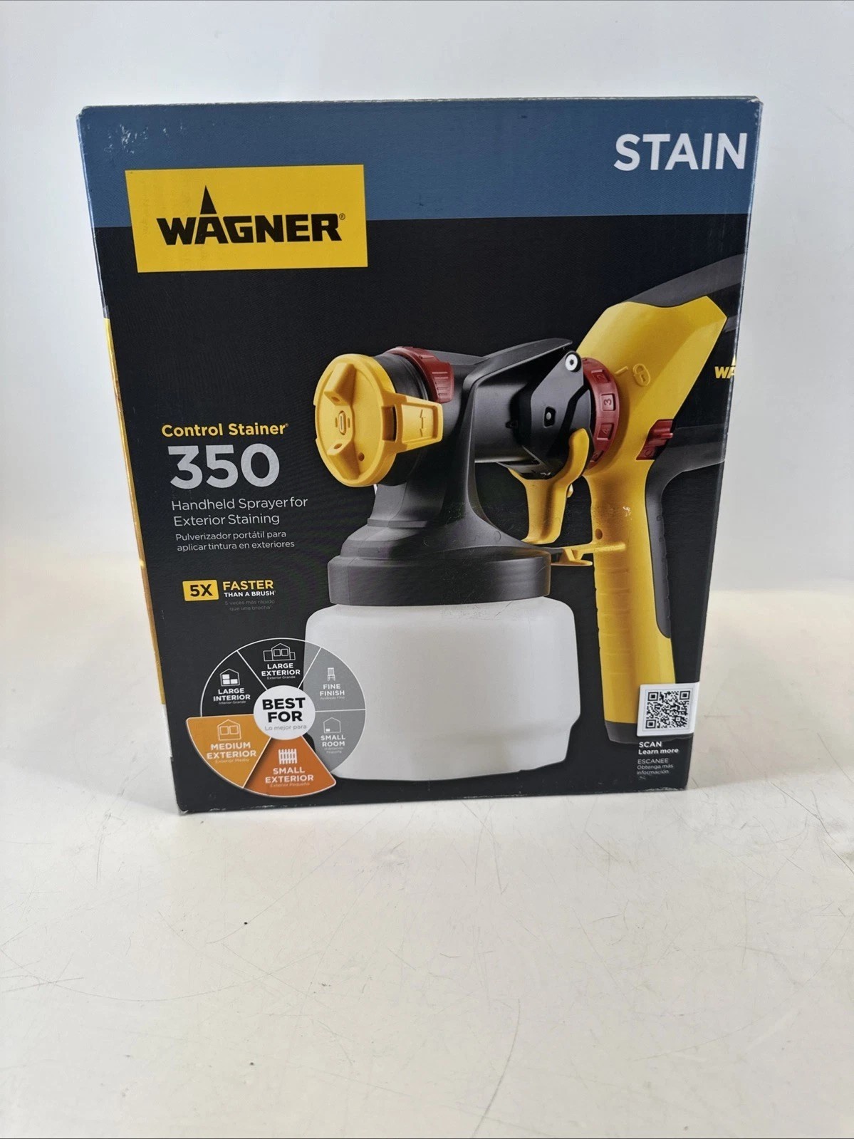 WAGNER Control Stainer 350 HVLP Handheld Stain Sprayer 0529041