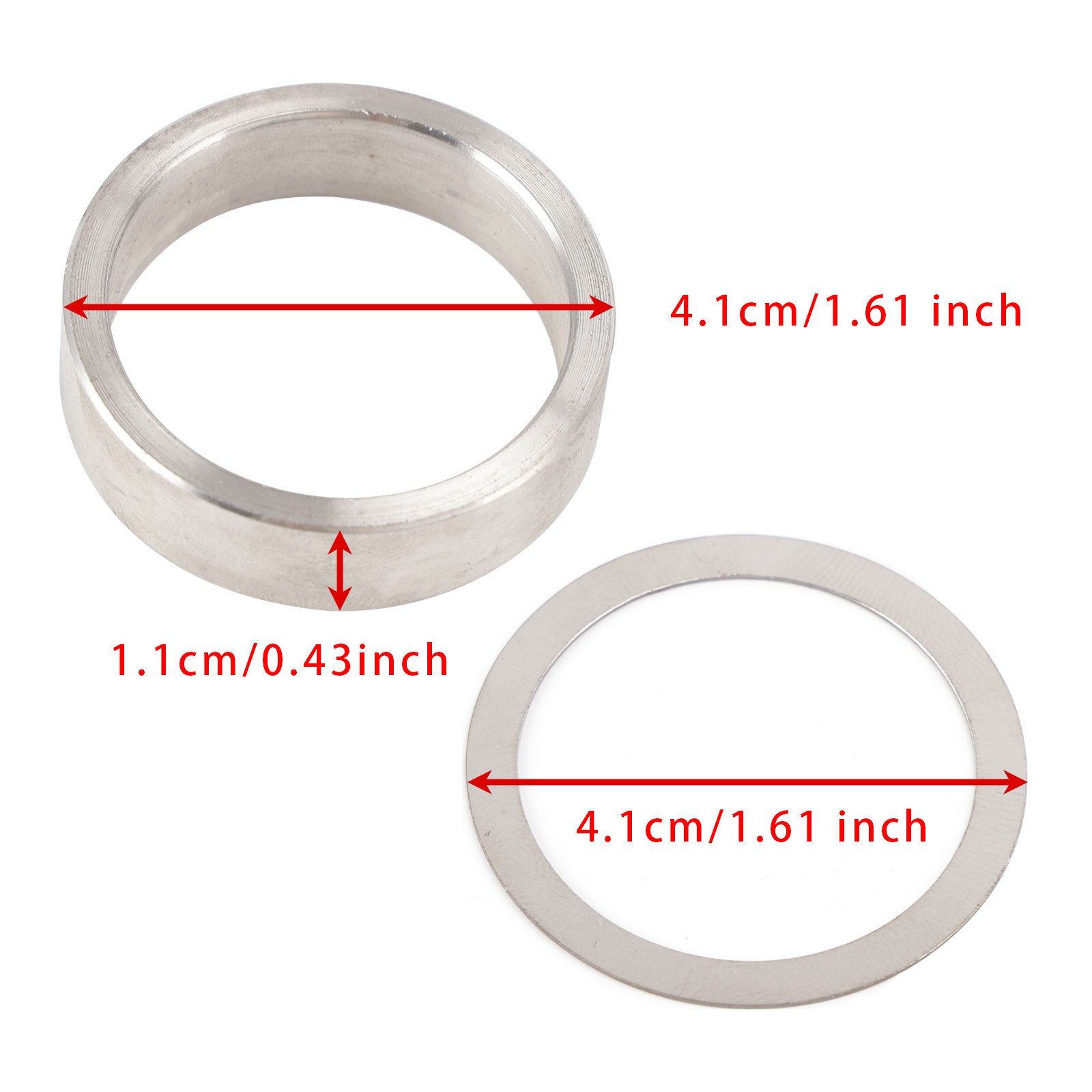 🚗9 Inch Solid Pinion Bearing Spacer Kit w/ Shims 9190920 For Ford