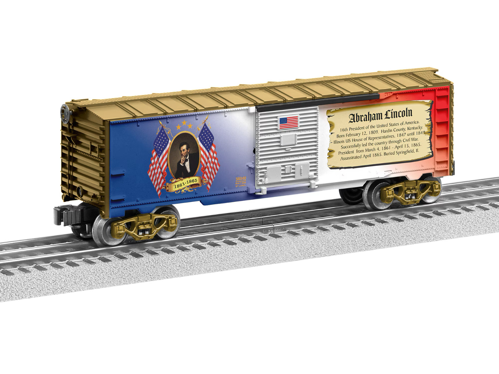 (PRE ORDER) Lionel Abraham Lincoln Boxcar