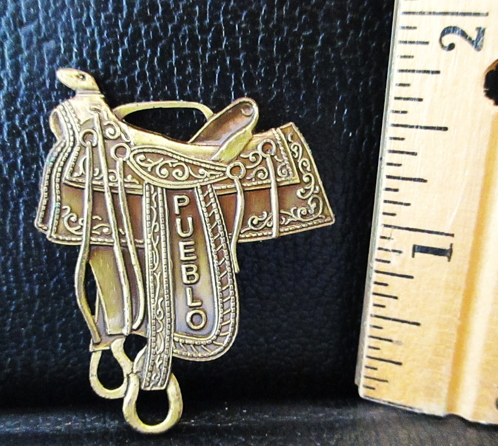 R. T. Frazier Pueblo Colorado CO Horse Saddle Pocket Watch Fob Advertising Promo