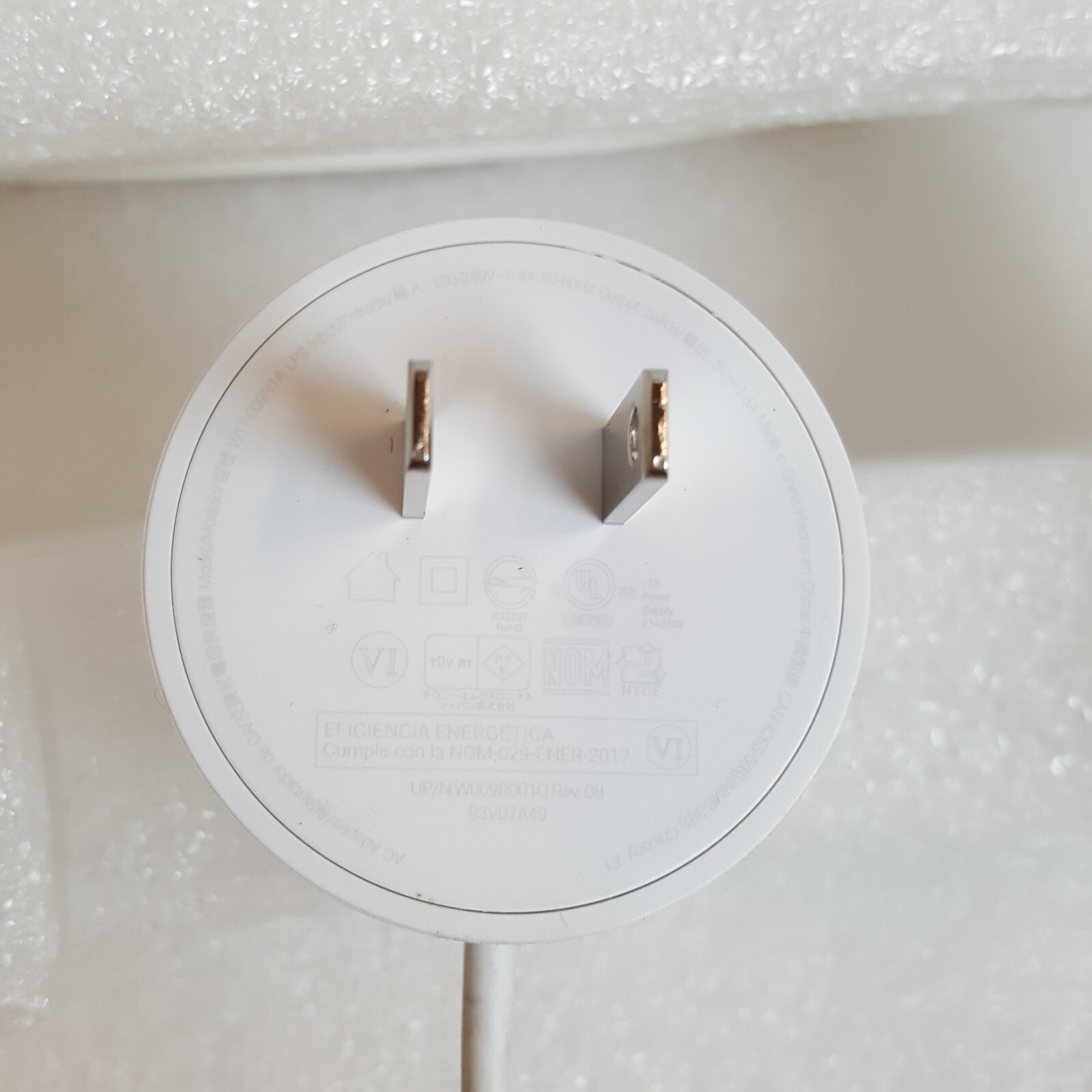 Google Home Mini AC Adapter Micro-USB Power Supply W17-009N1A Tested Works Nice