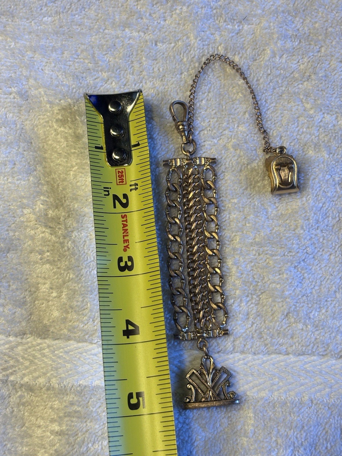 Antique Victorian Gold Filled Vest Pocket Watch Fob