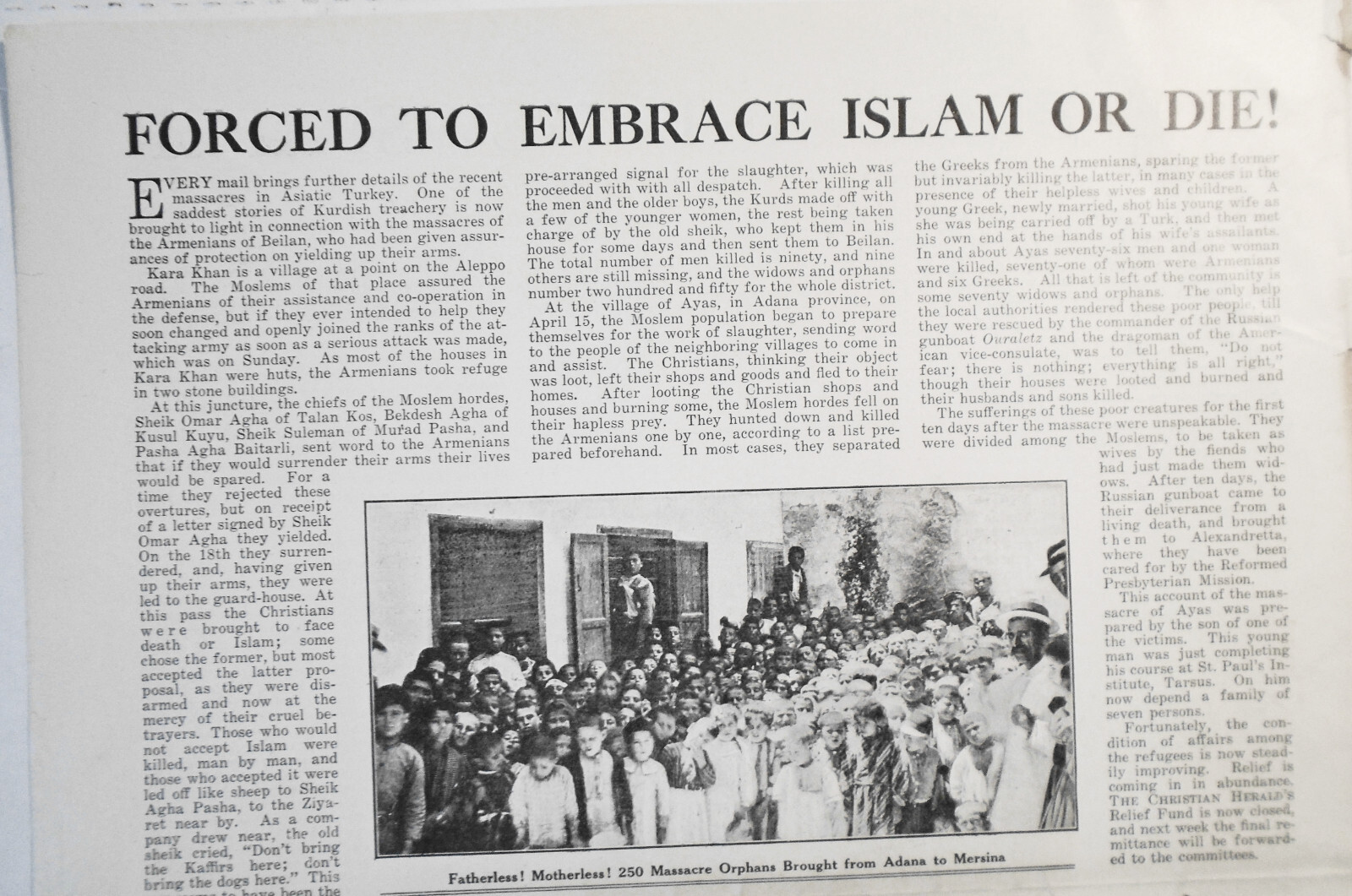 Forced to embrace Islam or Die! / Launch of The "Clermont" - 1909. Story & Print