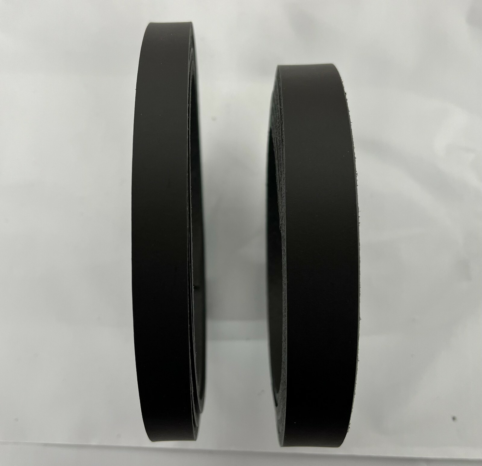 Black Leather Strip Strap/Belt Blank 3/8" to 1-1/2" 9-10 oz FREE SHIPPING