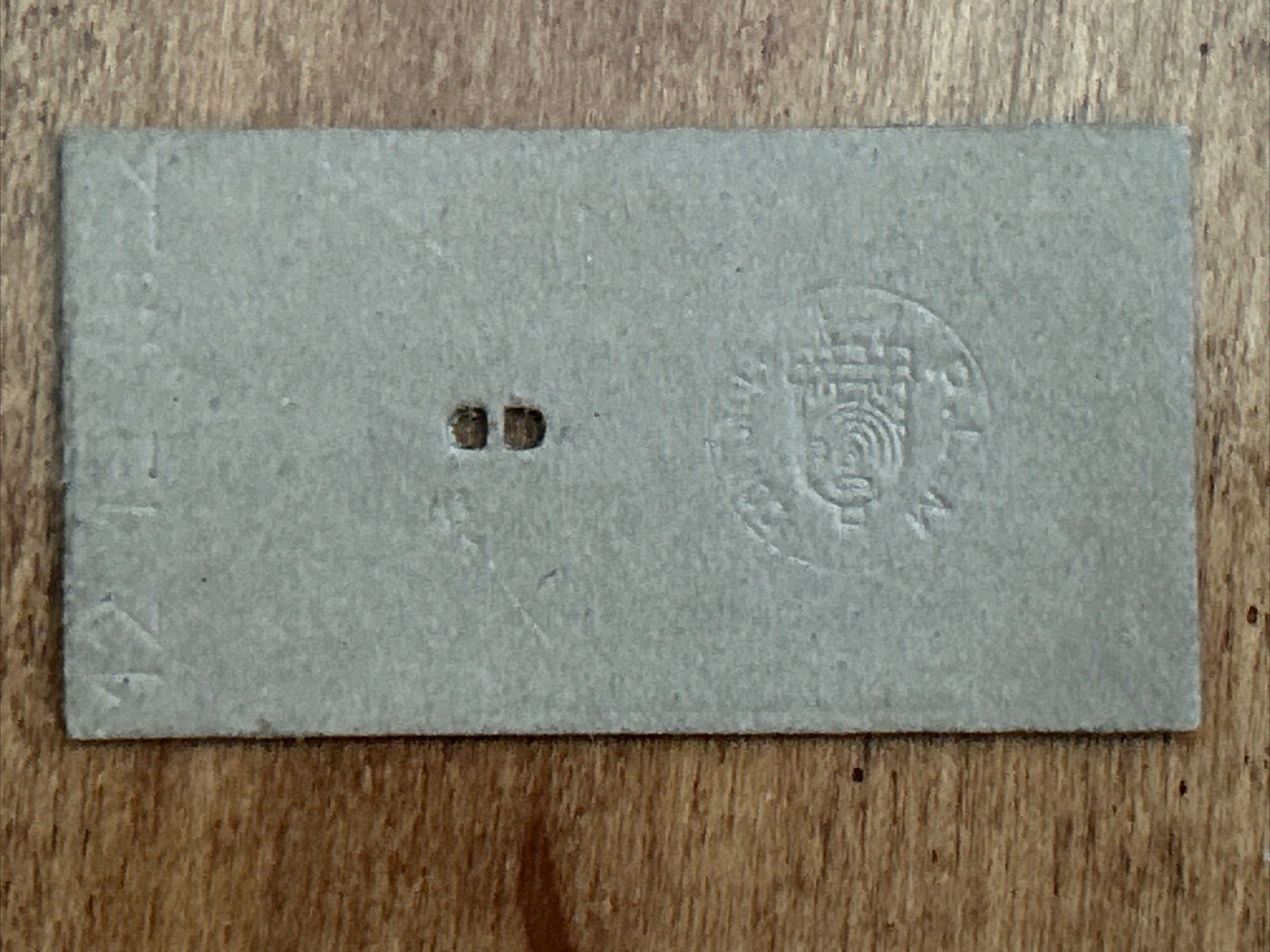 WWI Military Tarif Ticket 1918 Lyon