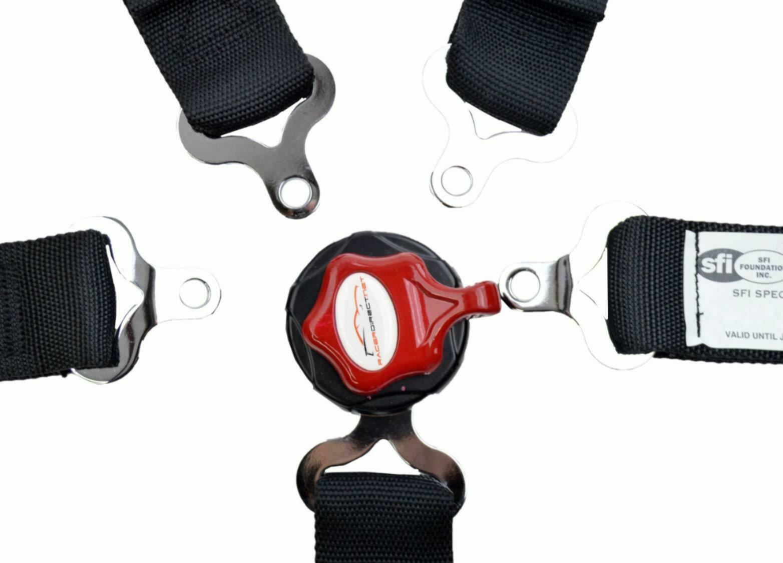 KIDS SEAT BELT RACE HARNESS SFI 16.1 CERTIFIED CAM LOCK ROLL BAR MOUNT