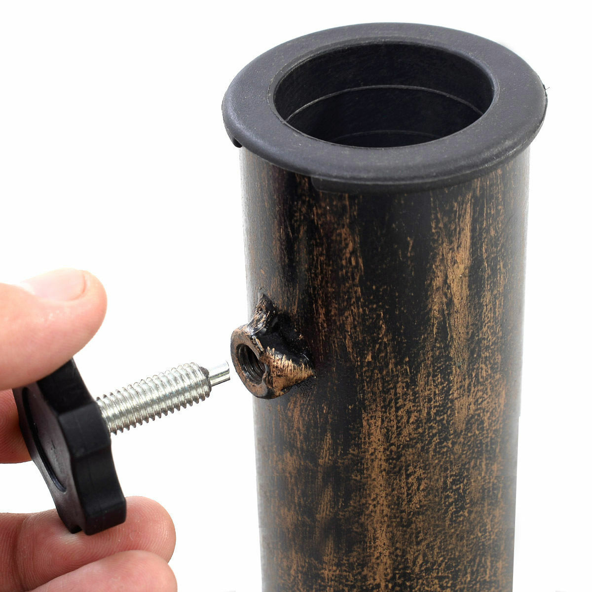 17 3/4" Round Umbrella Base Heavy Duty Stand Market Patio Outdoor Cast Iron