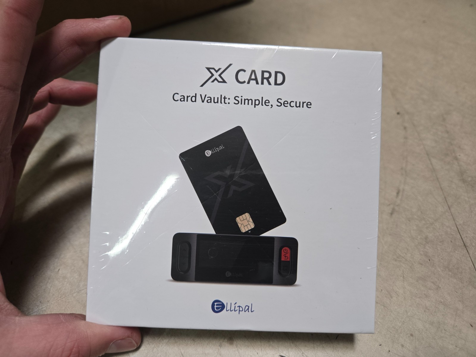 SEALED ELLIPAL X Card – Air Gapped Crypto Cold Wallet with Starter Accessory