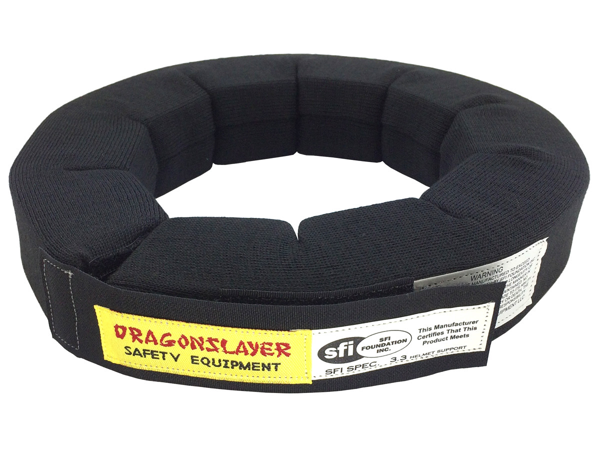 Racing 360 Degree Round Neck Support Black- SFI 3.3 #1950