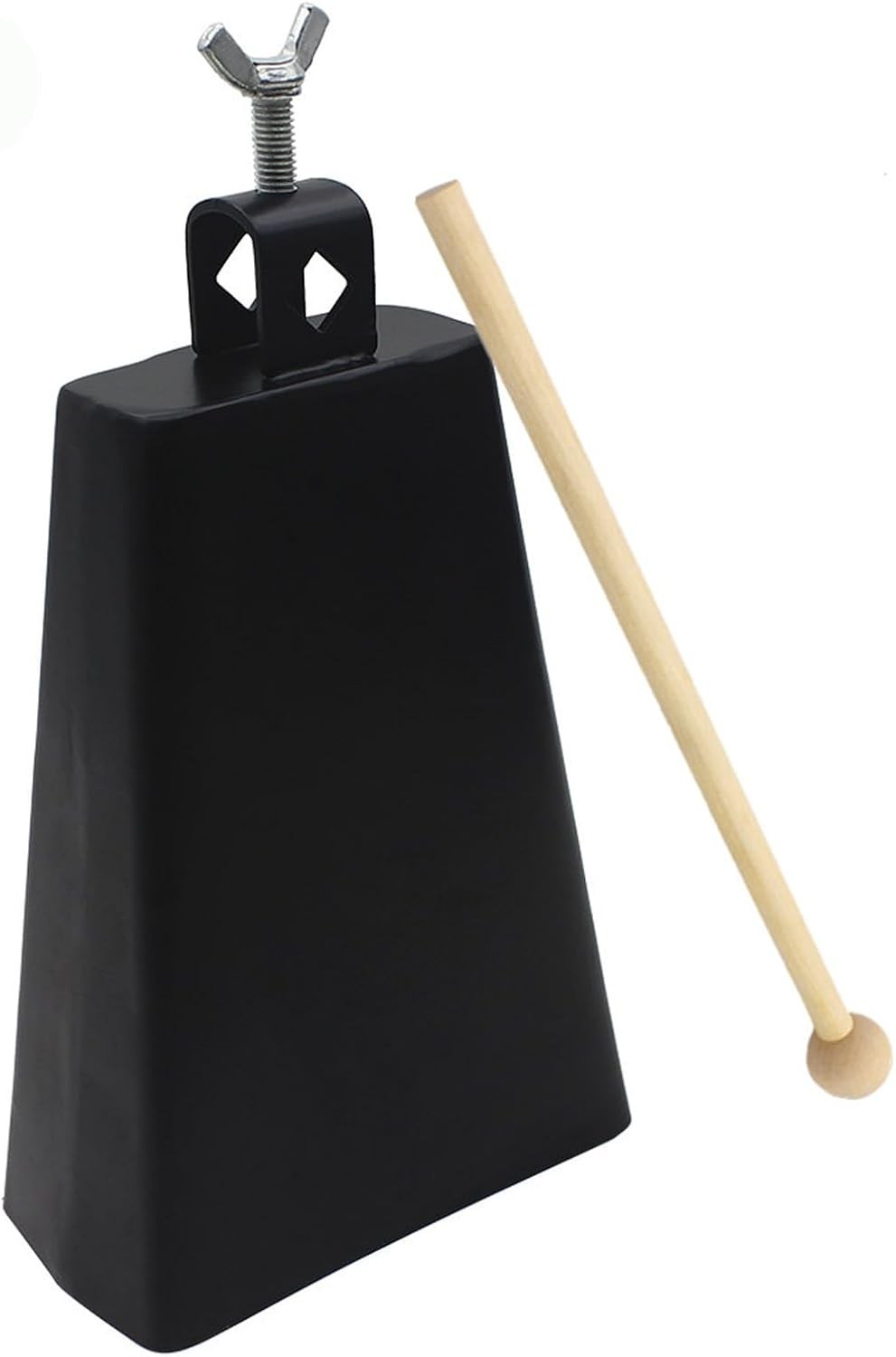 Metal Iron Cowbell 8 Inch, Cow Bell Large Noise Makers Hand Percussion Music Cow