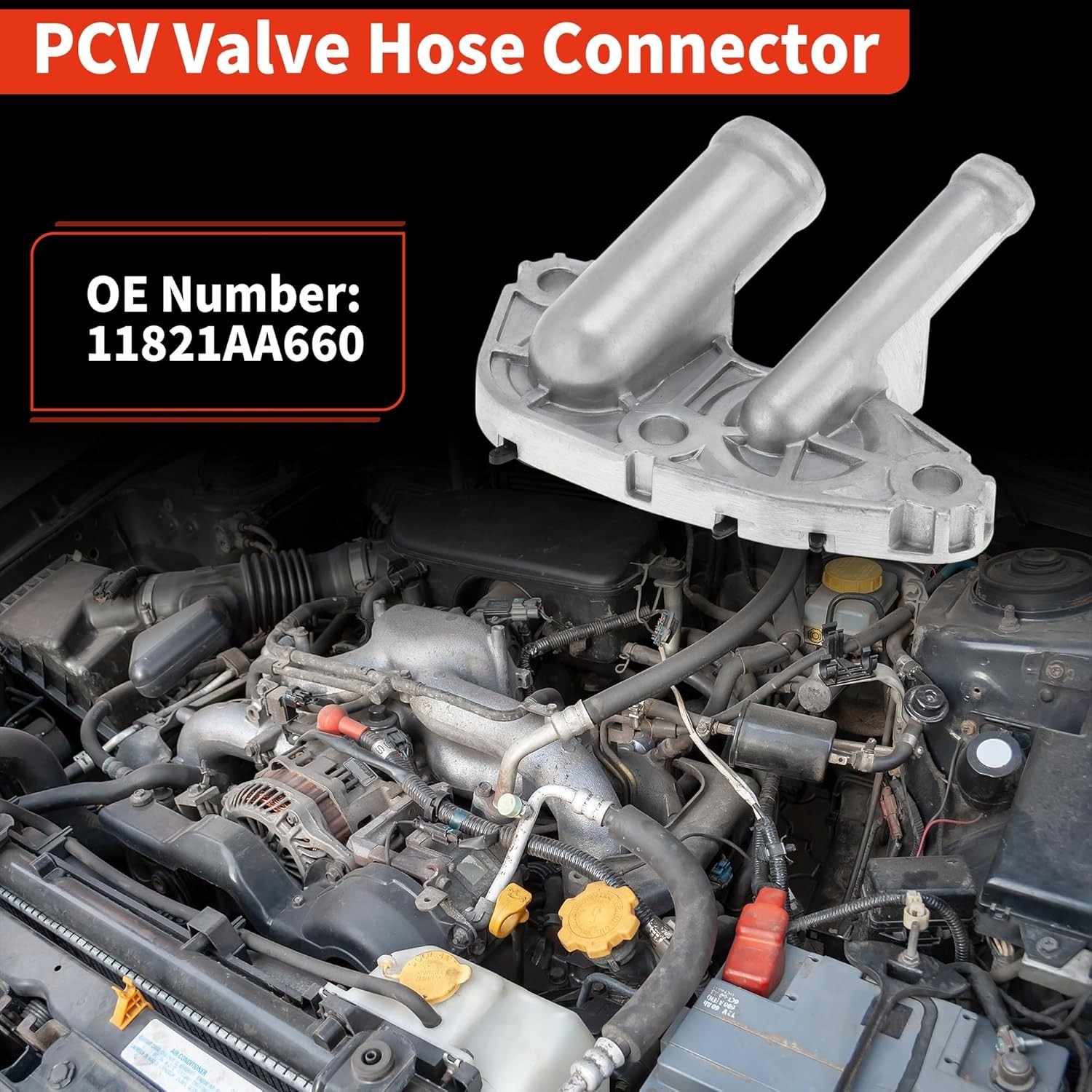 Upgraded Metal Valve Hose Connector for Subaru Forester Impreza Legacy Outback
