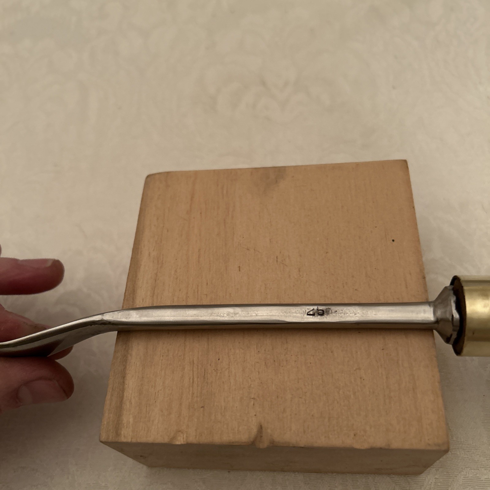 Dr Barton Spoon # 3 / 32mm 1.25’ Carving Gouge Excellent Condition Sharp