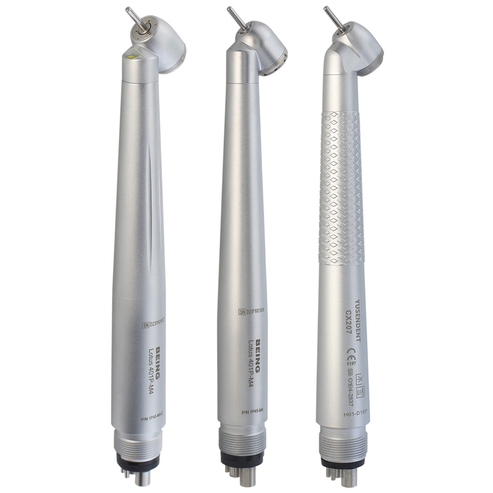 COXO Dental Surgical Handpiece 45 Degree High Speed 4 Hole LED Reverse Air NSK