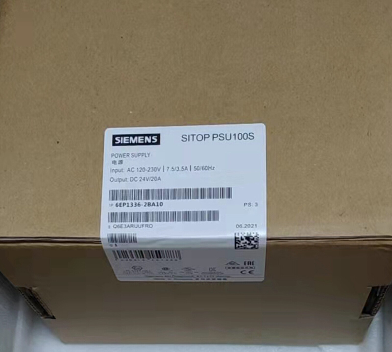 NEW Siemens 6EP1336-2BA10 Power Supply