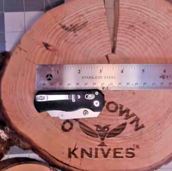 NEW Spring4th Sling Cutter Box cutter knife with button lock action. 440, G10