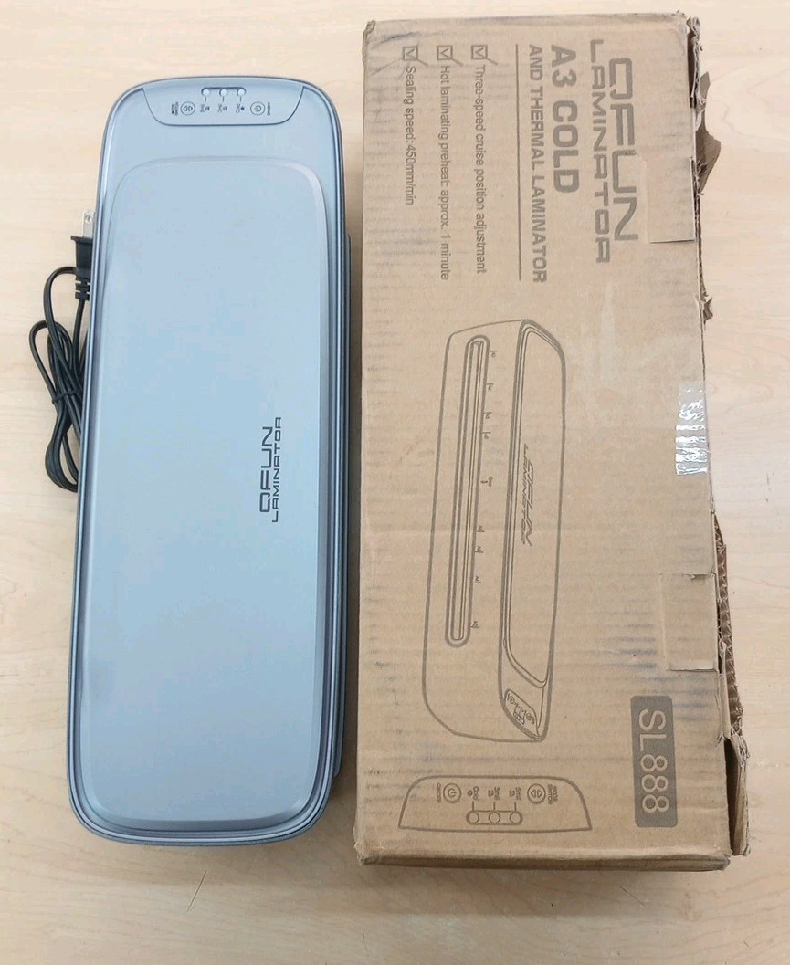 QFUN SL888 Laminator Machine 13-Inch Thermal Lamination