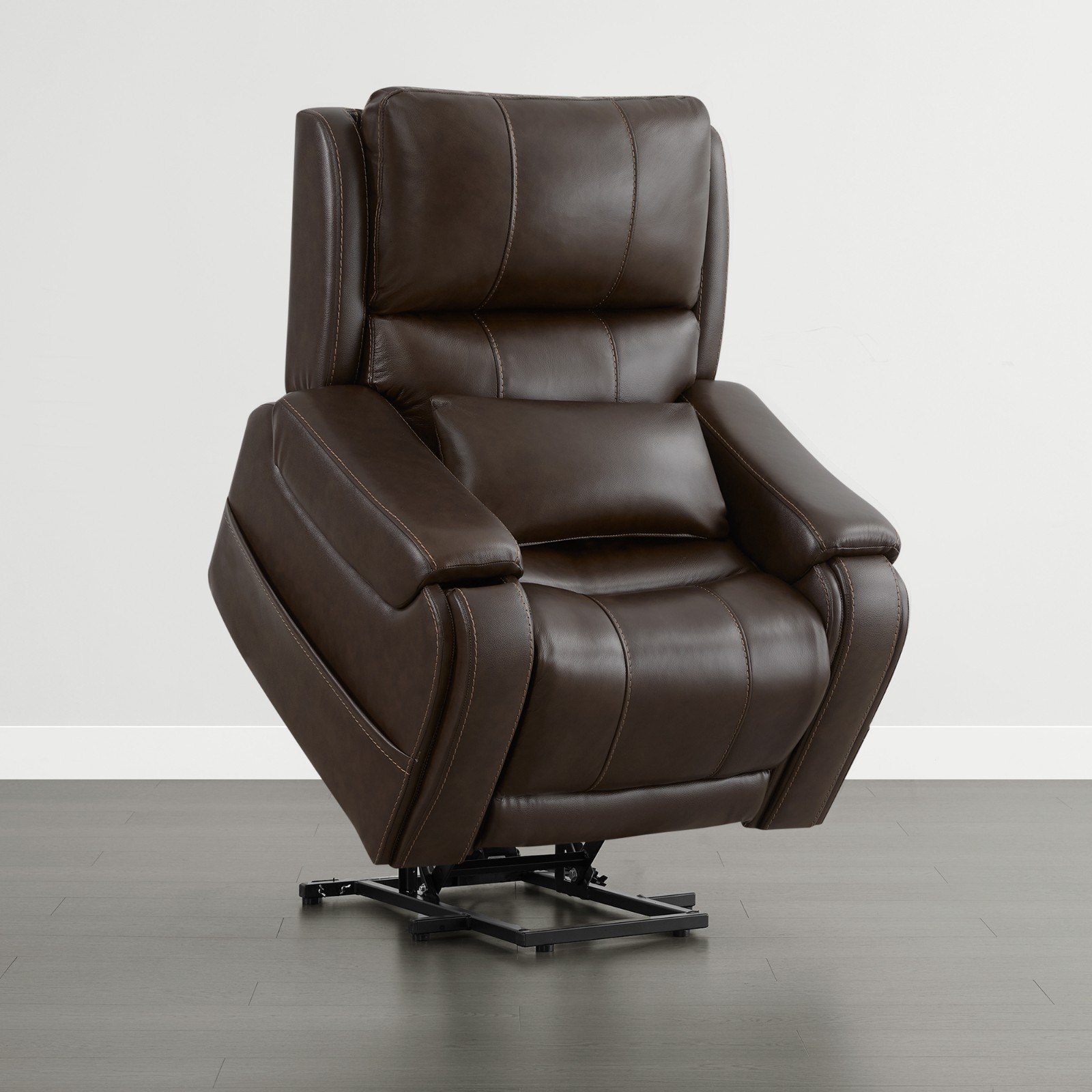 CHITA Power Lift Genuine Leather Recliner Chair for Elderly w/ Heat & Massage