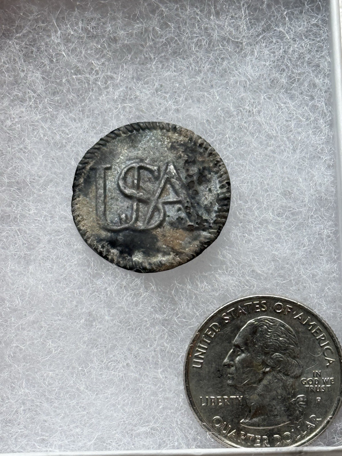 USA Pewter Uniform Button American Revolutionary War