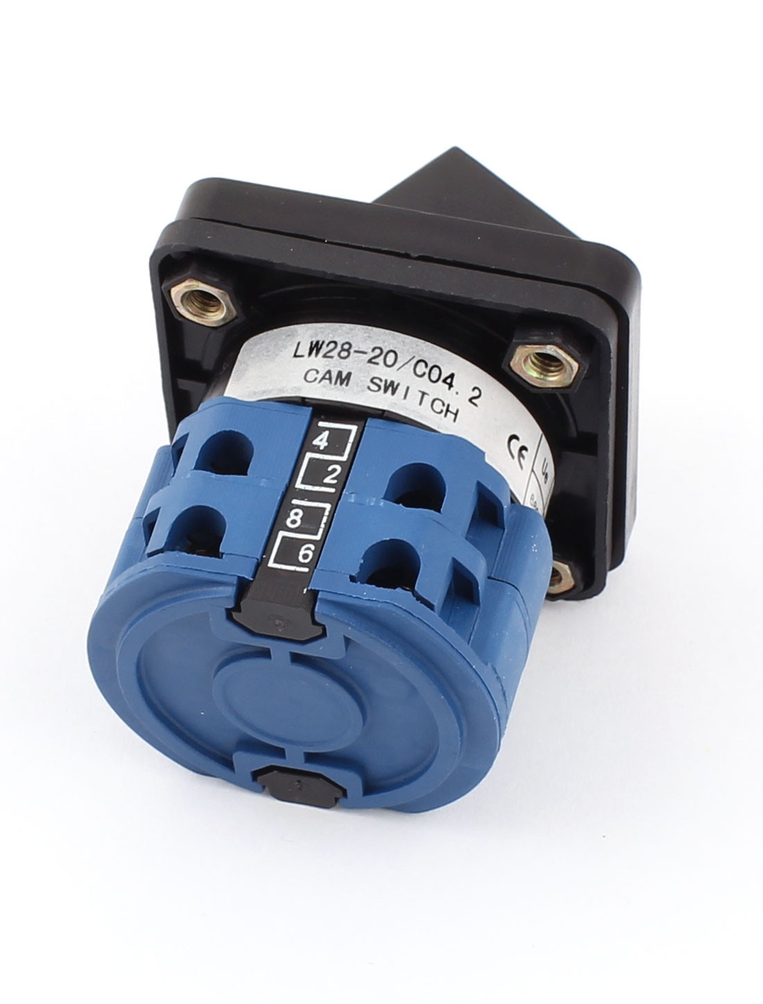 660V 20A 8 Terminals 2 Position 2Pole Rotary Selector Cam Changeover Switch