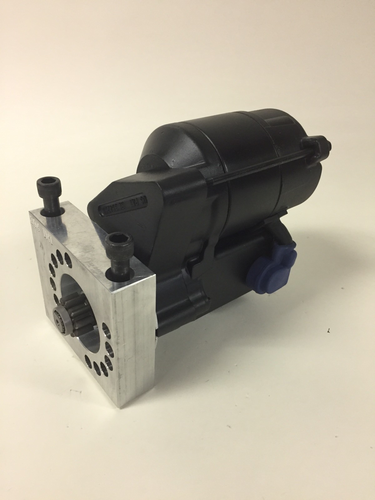 PONTIAC OLDSMOBILE HIGH TORQUE MINI STARTER 350,400,455 1.2KW PAINTED BLACK