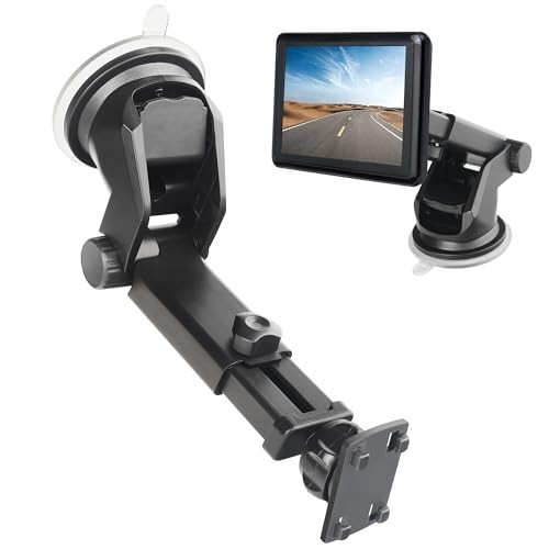 Backup Camera Monitor Mount - Windshield Suction Cup Mounting Bracket, Rear