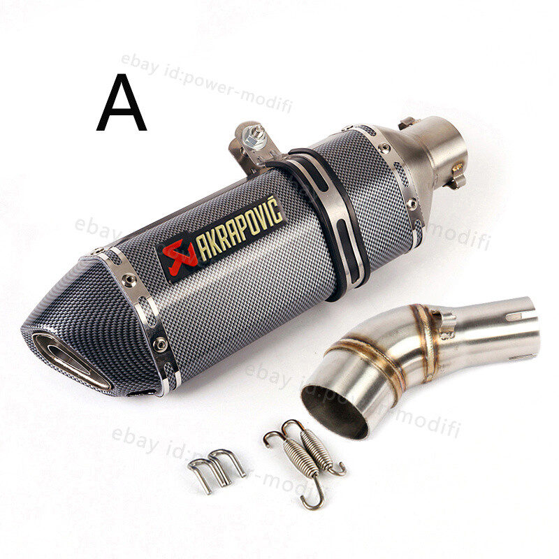 51MM For Yamaha YZF-R3 R25 MT-03 2016-2025 Steel Exhaust Muffler Mid Link Pipe