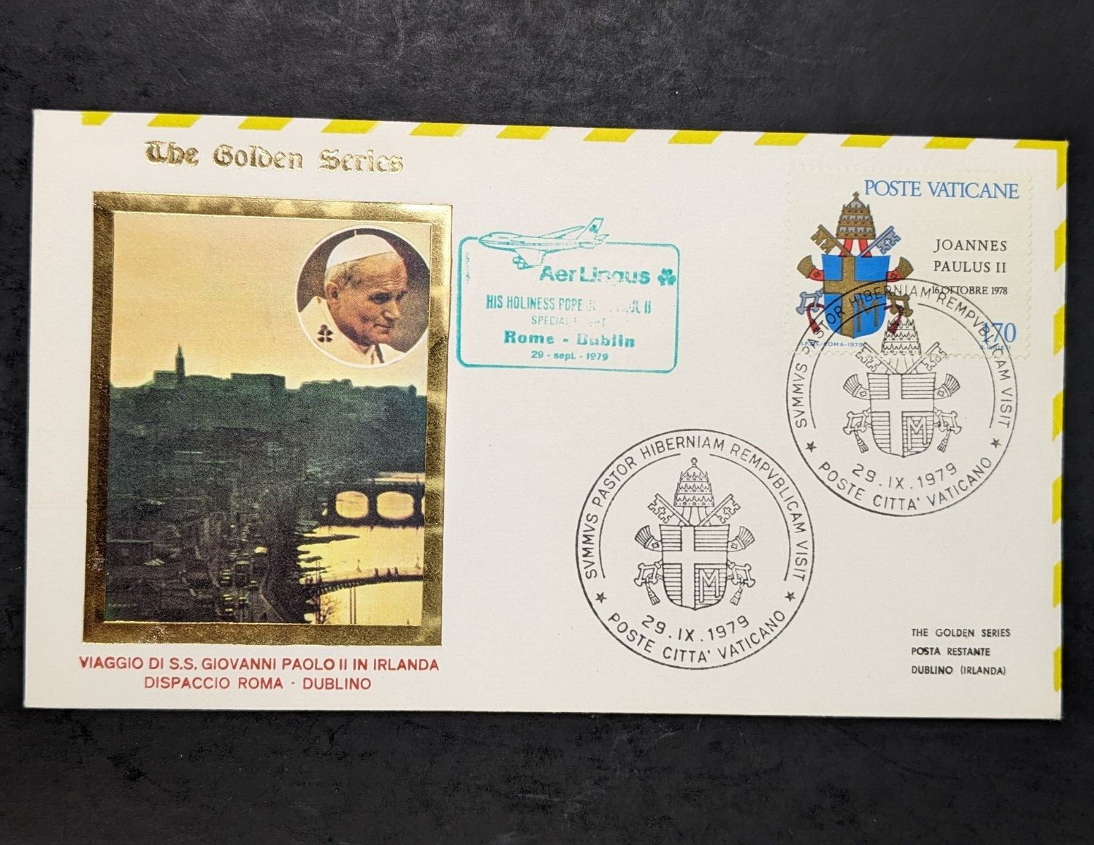 Pope John Paul II, The Golden Series Trip to Ireland, US & UN Covers