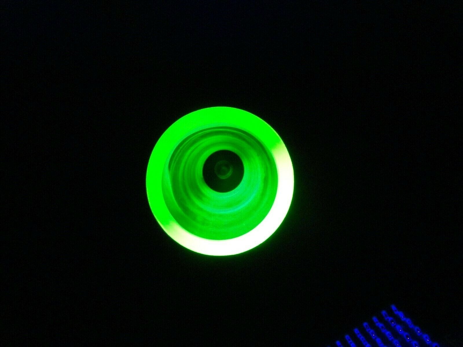 Black Light GLASS - Uranium Vaseline - Hookah Tobacco WATER - 15"x6" KRYPTONYTE