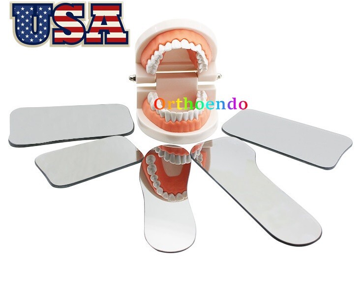 5Pc/Set Dental Photo Mouth Mirrors Intraoral Photographic Reflector Mirror Glass