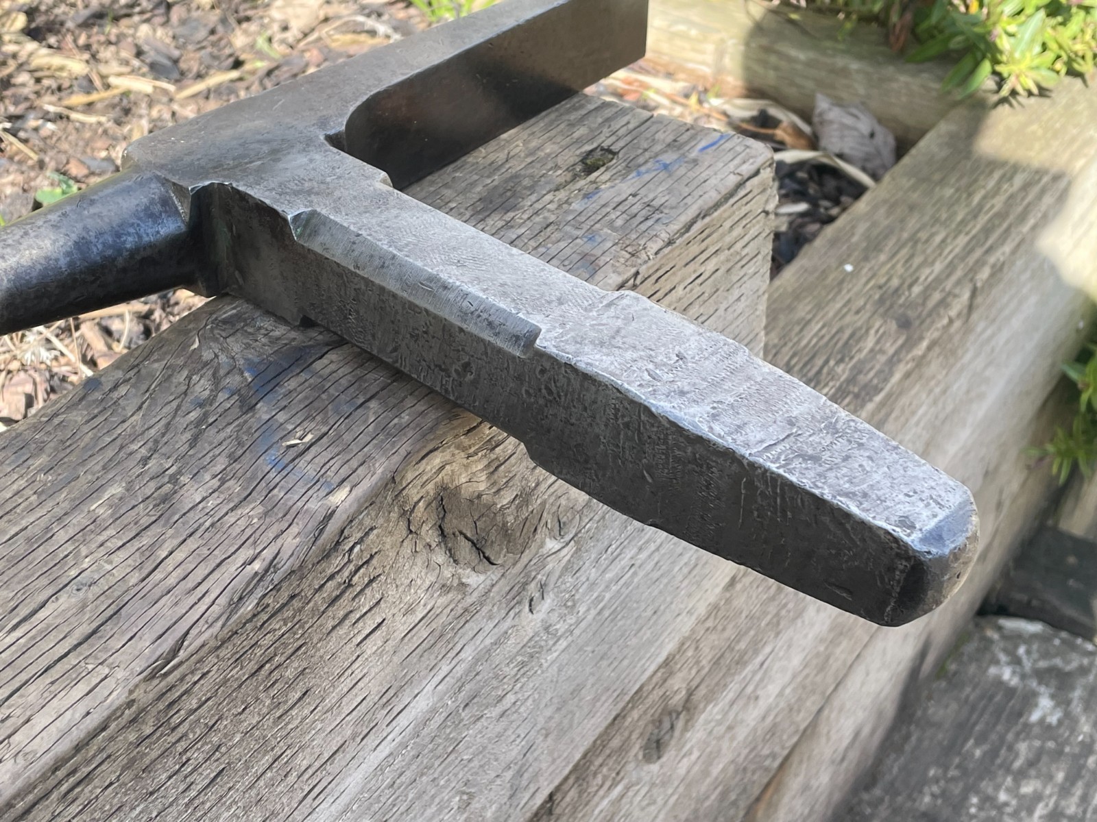 Vintage Large Blacksmiths Spike Stake Anvil Tinsmith Old Tool