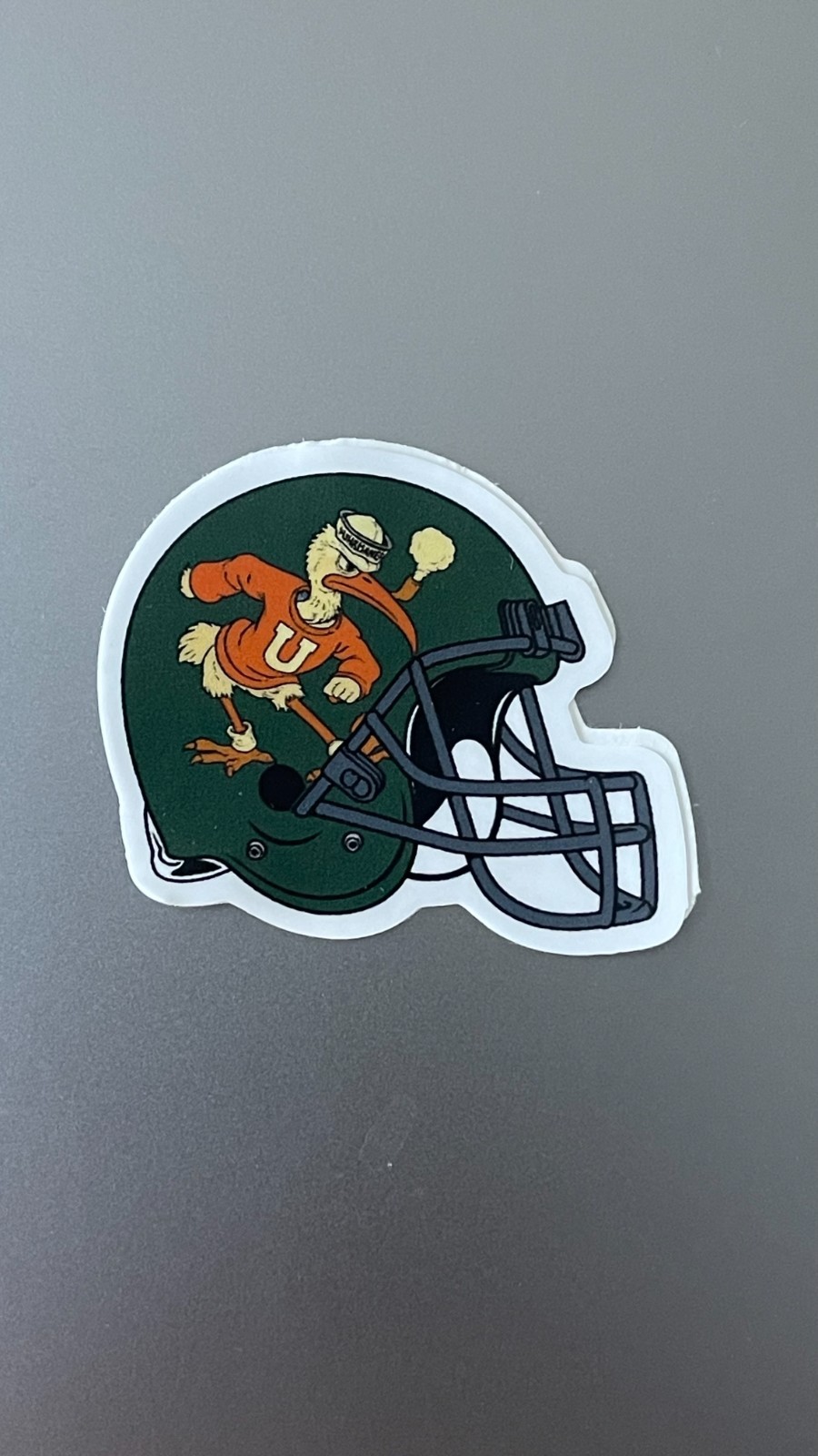 Miami Hurricanes Vintage Tailgate sticker