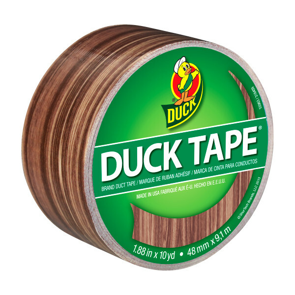 Printed Duck Tape® Brand Duct Tape - Wood Grain, 1.88 in. x 10 yd.