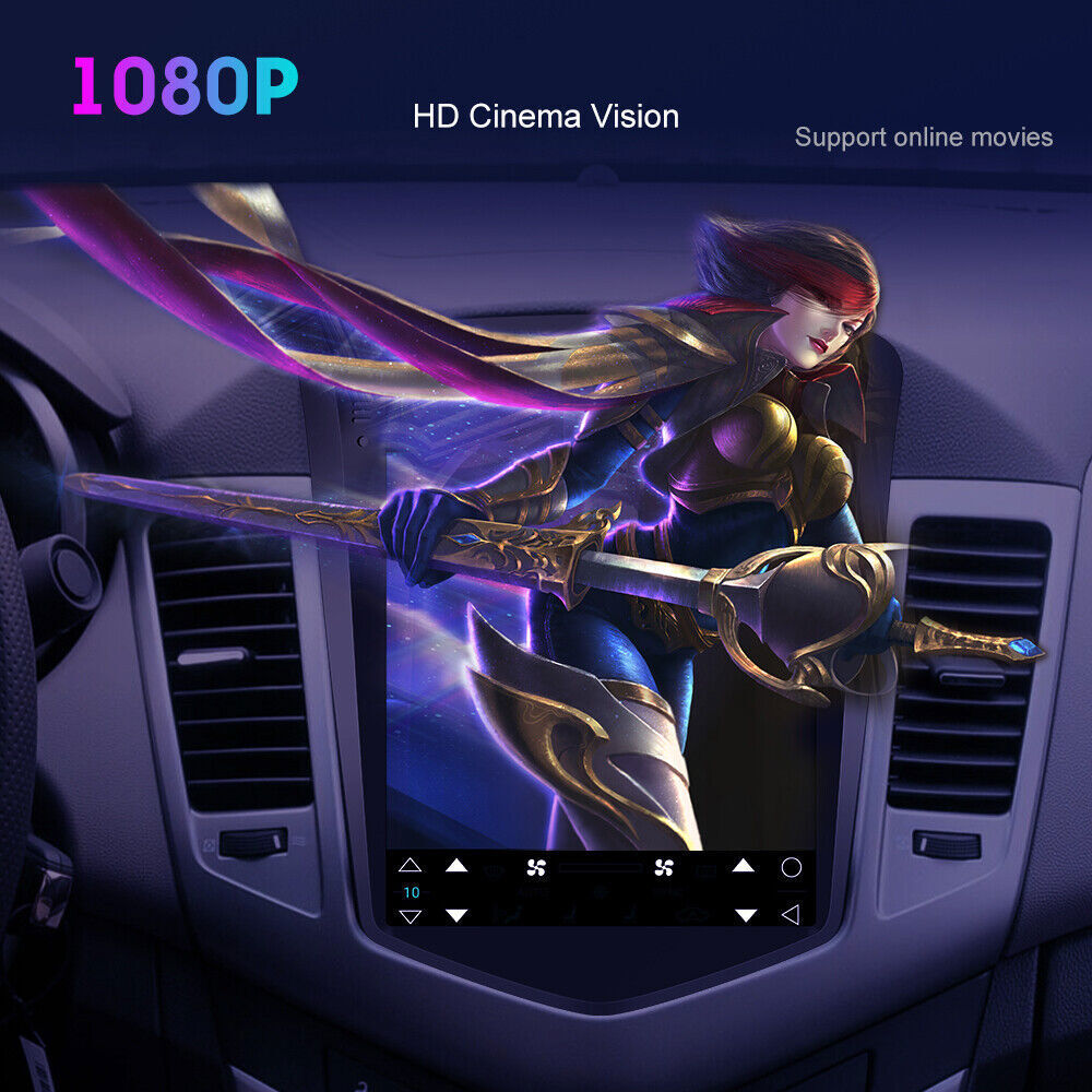 Android 13 Apple Carplay GPS NAVI Car Radio Stereo IPS For Chevy Cruze 2009-2015