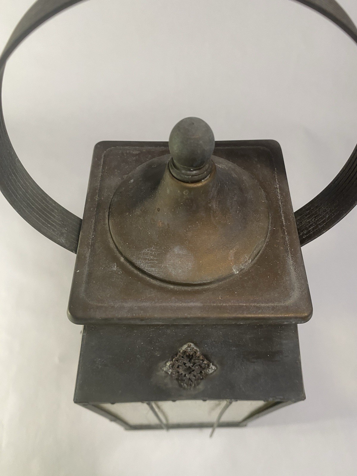 VTG Thomas Industries MOE LIGHT Wall Lantern Copper Patina Outdoor Rustic