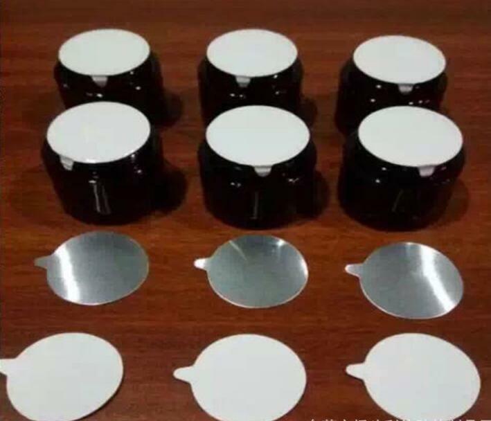 200pcs Foil Induction Seals w/ tags easy Cap Liners 10mm~120mm aluminum Safety