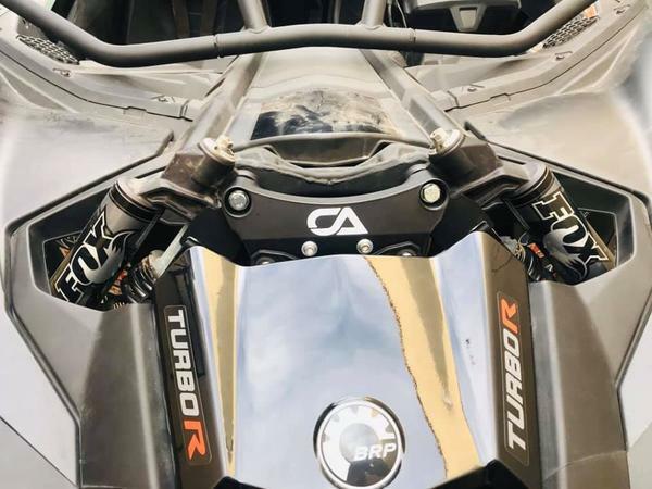 Canam X3 72" Front Limit Strap And Shock Tower Brace Kit - Black