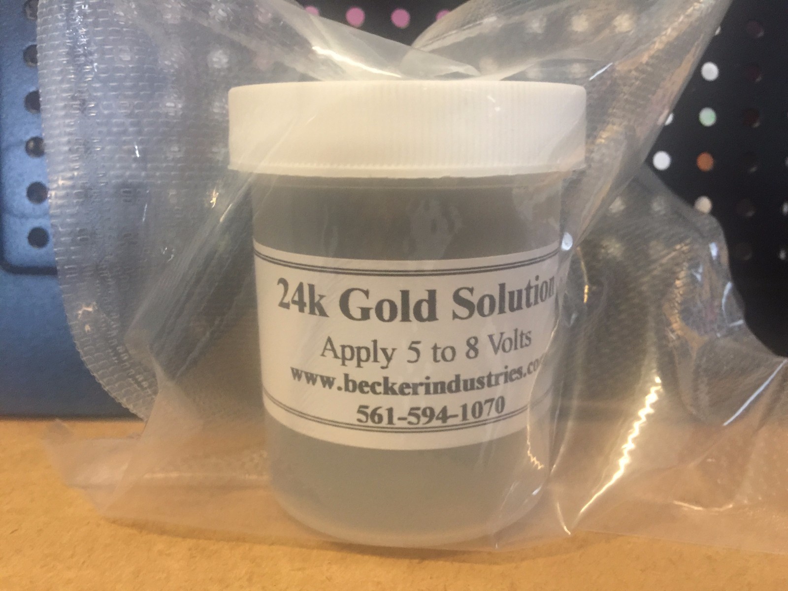 24K GOLD SOLUTION, For Gold plating, Electro plating, INDUSTRIAL GRADE, Video