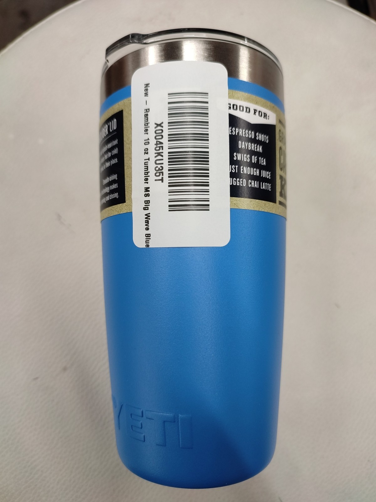 YETI RAMBLER 10 oz TUMBLER **BIG WAVE BLUE** SOLD OUT - RETIRED SIZE & COLOR!