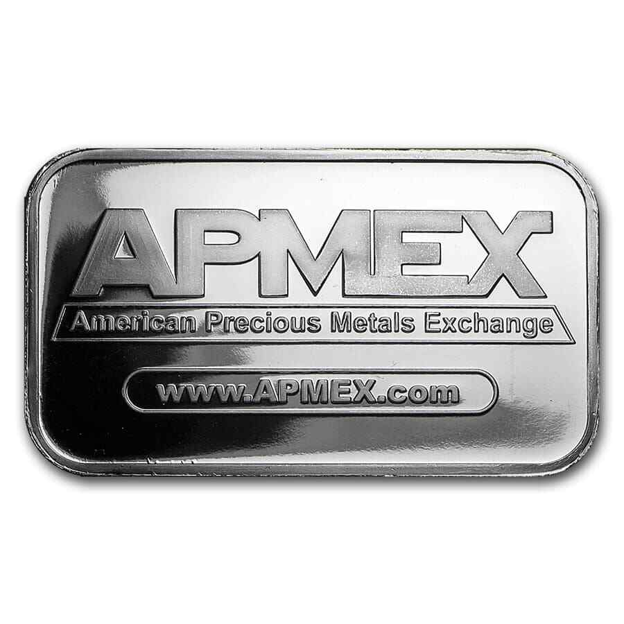 1 oz Silver Bar - APMEX (In TEP Package) - SKU #82241