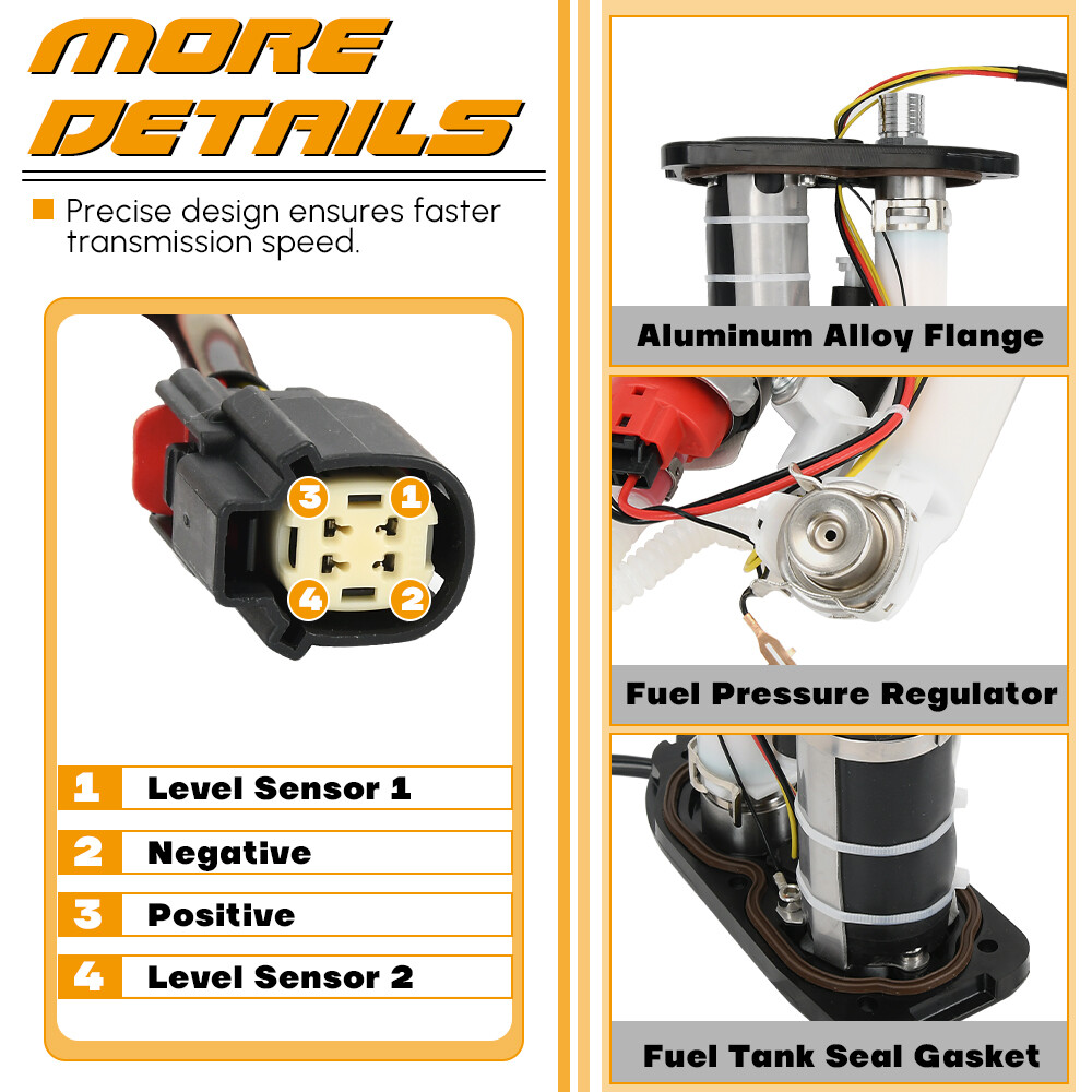 New Fuel Pump Module Assembly 07-19 Harley-Davidson Sportster XL1200 75268-07B