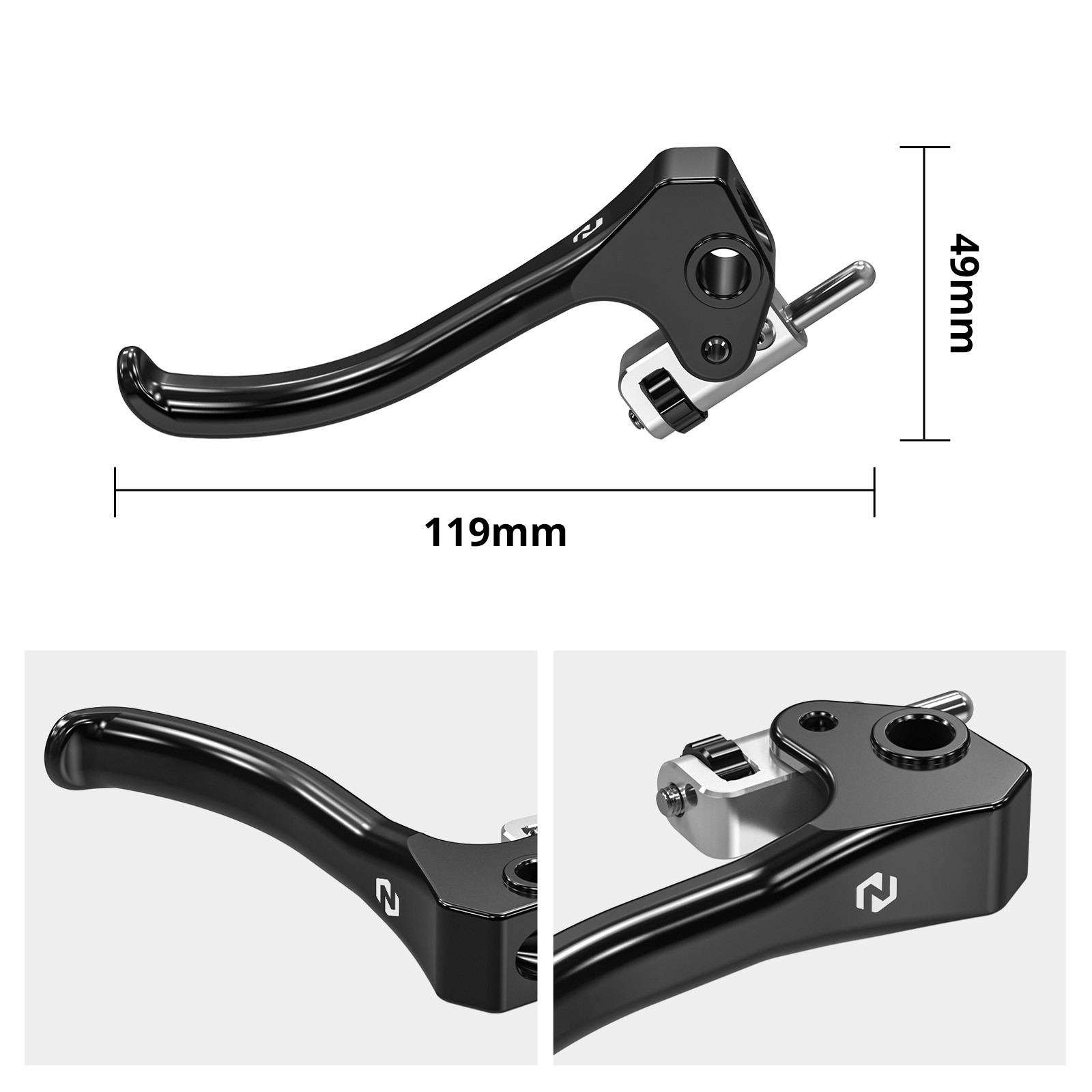 NICECNC Shorty Brake Clutch Lever For GasGas EC 250 300 250F 350F 450F 2021-2025