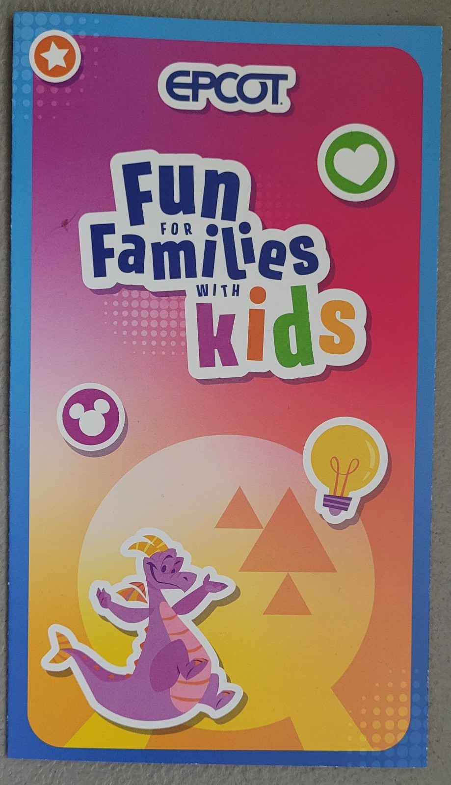 Disney Epcot Flower & Garden Festival 2026 Passport, families guide park Map NEW