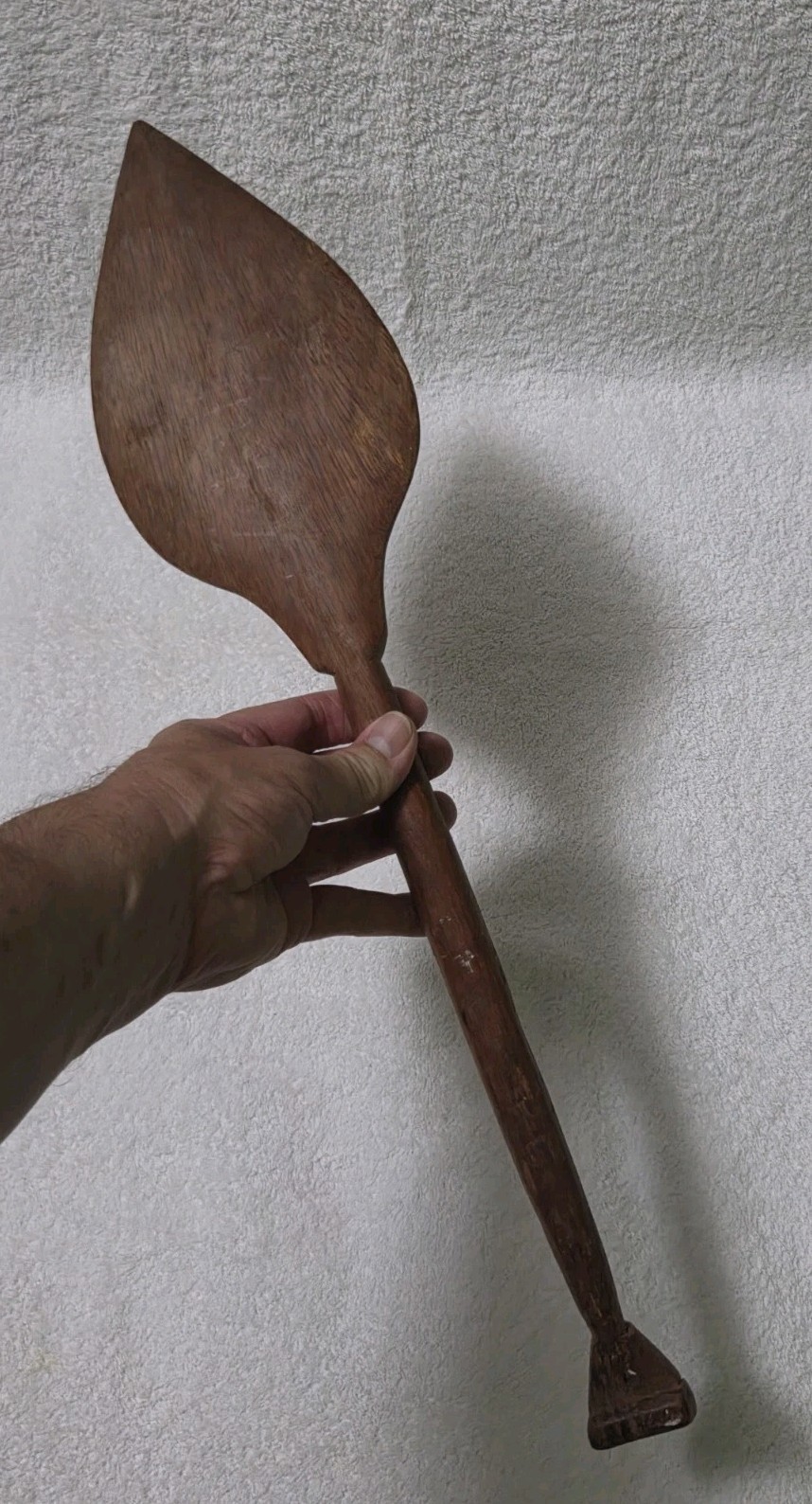 🔶️VINTAGE CARVED WOODEN PADDLE CEREMONIAL WAR CLUB SUBI OCEANIC TRIBAL ART